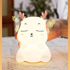 1pc Deer Night Light with Remote Control - Color Changing