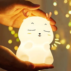 1pc Deer Night Light with Remote Control - Color Changing
