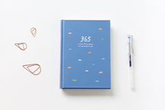 Minimalist 365 Planner Notebook with Colorful Pages