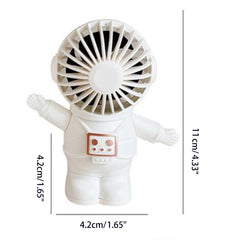 Portable Cartoon Astronaut Style Fan for Outdoor Use