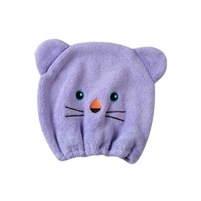 Cute Quick Dry Hair Drying Towel for Kids