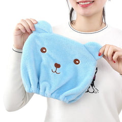 Cute Quick Dry Hair Drying Towel for Kids