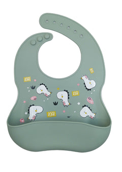 Silicone Bib for Babies - Waterproof and Easy Clean