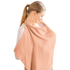 Cross-Border Cotton Nursing Cover Shawl (Double Layer)