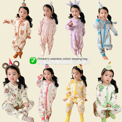 Cotton Sleeping Bag for Kids - Long Sleeve & Split Legs