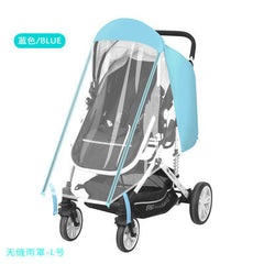 Baby Stroller Rain Cover with Wind Protection and Zipper